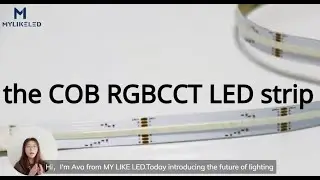 ✨ Introducing the Future of Lighting: COB RGBCCT LED Strip Lights