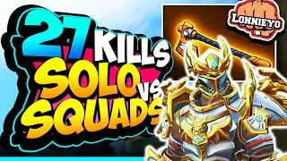 27 KILLS *SOLO VS SQUADS* - Lonnieyo On a Rampage | Realm Royale