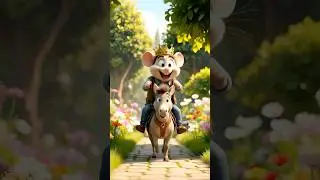 Epic Mouse King Rides Donkey Through Magical Garden | Hilarious 3D Animation Adventure 2025