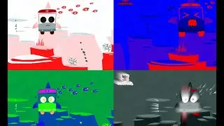 Baby Shark Bus Pinkfong Songs Balloon pop Sponsored By Gamavision Csupo Effects Combination