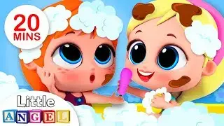 Baby Princesses Bath Song | Больше Детских Песен и Стишков от Маленького Ангела