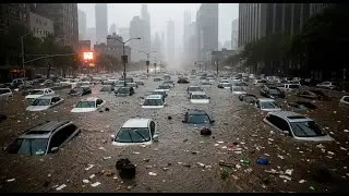 CHAOS in New York City: Massive Flooding Submerges Streets and Cars &mdash; 120,000 Without Power!