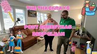 Taking the Decorations down! Post Christmas Deep Clean! 🧽 