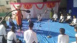 Social message marathi drama by Saphale college