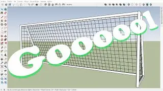 Soccer Goal Net - Portería de Fútbol - SketchUp