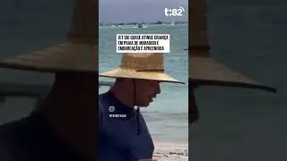 PAI E FILHA QUASE S&Atilde;O ATROPELADOS POR JET SKI, NA PRAIA DE MARAGOGI.