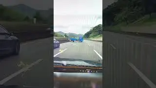 Truck Drifts on Road After Wild Overtake! | Stay Safe #roadsafetycampaign