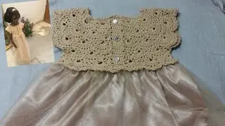 Crochet Bolero & Crochet yoke for dress / 4 to 5 yrs. part 1