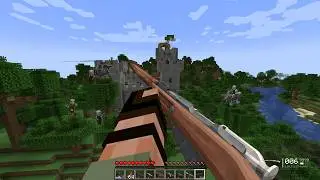 I Destroy a Pillager Fortress With Military Guns… They Weren’t Ready 💥