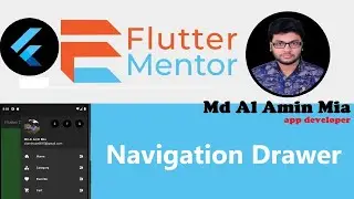 Navigation drawer in flutter || Navigation drawer  || Navigation drawer in flutter bangla