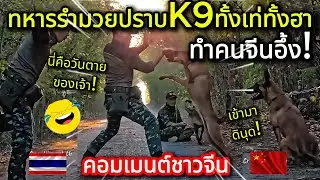 จีนตะลึง! ทหารรำมวยปราบK9ทั้งเท่ทั้งฮา โชว์วัฒนธรรมแบบที่ไม่มีชาติไหนทำ! คอมเมนต์ชาวจีน