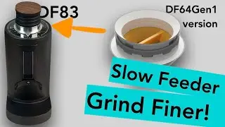 Quick demonstration of the Grind Finer! (adjustable slow feeder) with the DF83 (early stage)