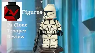 AVfigures Lego Star Wars Custom Clone Phase 1 Trooper Review | INSANE DETAIL |