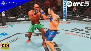 Kamaru Usman vs. Colby Covington | UFC 268 on ABC Full Fight | PS5 Gameplay | 4K