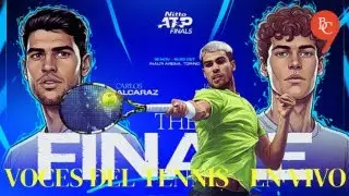 ALCARAZ VS SINNER - ATP FINALS 2025 FINAL - TURIN - NARRACIONES EN VIVO