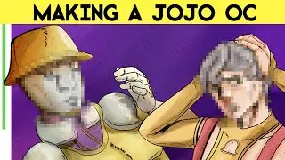 Making a jojo's bizarre adventure oc!