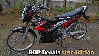Installing SGP Decals star edition | Raider 150 | Rdmoto