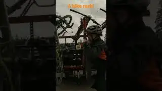 A very safe bike rack!