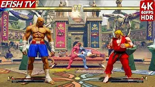 Sagat vs Ken (Hardest AI) - Street Fighter V