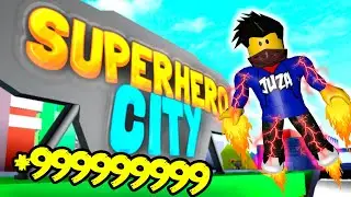 МОИ СУПЕР ГЕРОЙСКИЕ ПЛАНЫ ! Simulator Superhero City Roblox