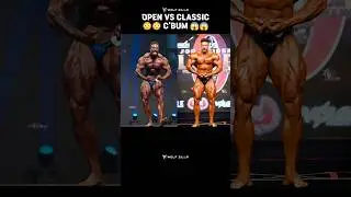 Open vs Classic 😱 Chris Bumstead Posing #cbum #hadichoopan #ramondino #shorts #motivation