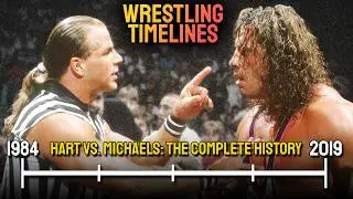 Shawn Michaels vs. Bret Hart Complete History | Wrestling Timelines