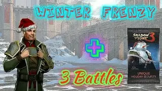 Shadow Fight 3 : Winter Frenzy - Defeating 3 Snow Bullies