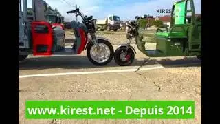 Comparaison entre les mod&egrave;les de triporteurs Cargo 500 et Cargo NC09