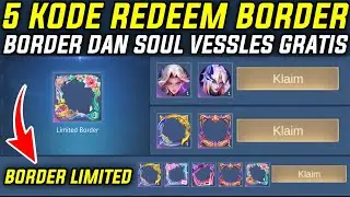 5 KODE REDEEM BORDER DAN SKIN SOUL VESSLES GRATIS - CARA DAPETIN BORDER AVATAR LIMITED GRATIS 2026