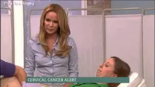 Woman has first smear test live on ITV's This Morning