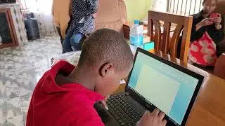 Using a computer for the first time