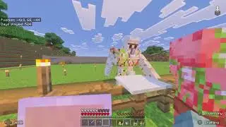 Iron Golem acting weird after pig got hit by lightning - Minecraft