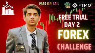 FTMO Free Trial Day 2 | First Demo Trade on MT5 | Trade Challenge With Hadi