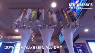 National Beer Day - Strawberry's Pub & Pizza