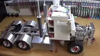Rc Trucks INSANE Tamiya scale Scania V8 chassis (so far) #2