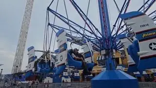 Things to do in Houston TX with kids: Fly with Aviator at the Kemah Boardwalk Amusement Park