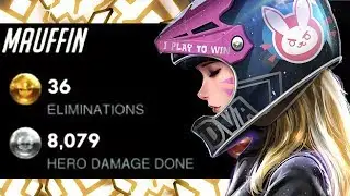MOUFFIN PRO DVA! [ OVERWATCH SEASON 18 TOP 500 ]