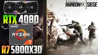 Rainbow Six Siege : RTX 4080 + Ryzen 7 5800X3D | 4K - 1440p - 1080p | High & Low Settings