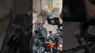 Install Portable Smart Screen in Himalayan 450🔥💯 | Dashcam #modification #himalayan450 #shorts
