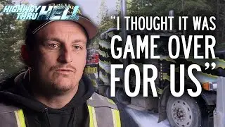 Recoovery Truck Starts Sliding Towards The Edge of a Cliff | Highway Thru Hell