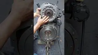 #shorts installed clutch disc and pressure plate