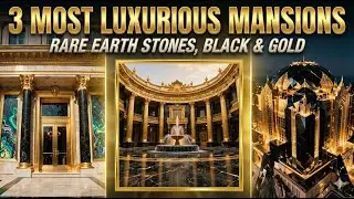 Top 3 Most Expensive Rare Earth Stone Mansions ($80B Compilation Tour)