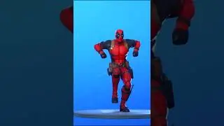 CLUCK STRUT - DEADPOOL SKIN Showcase with All Fortnite Dances & Emotes! (Fortnite MARVEL MCU Skin)