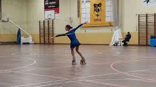 Patinagem Artística - Gabriela Reis  - 11 Anos-   Nível 4 de Solo Dance