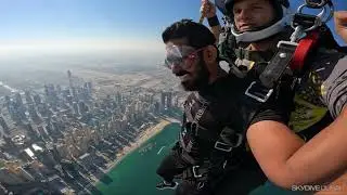 Sky Diving Dubai Tamil #couple #skydiving #adventure #Dubai
