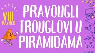 Pravougli trouglovi u pravilnim piramidama