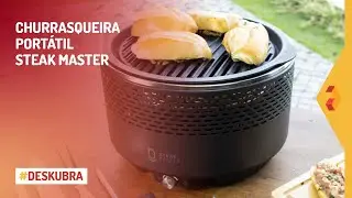 #DESKUBRA Churrasqueira Port&aacute;til  Steak Master Smoke And Fire Biscuitt