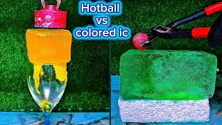 So Relaxing… Hot Ball Melting vs Ice (Pure ASMR)
