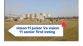 Today's live cricket match vision senior Vs vision 11 junior
