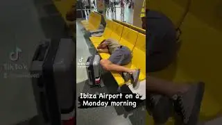Aftermath at Ibiza Airport 😛.... we know the feeling........ #darlesflow #ibiza #afterparty